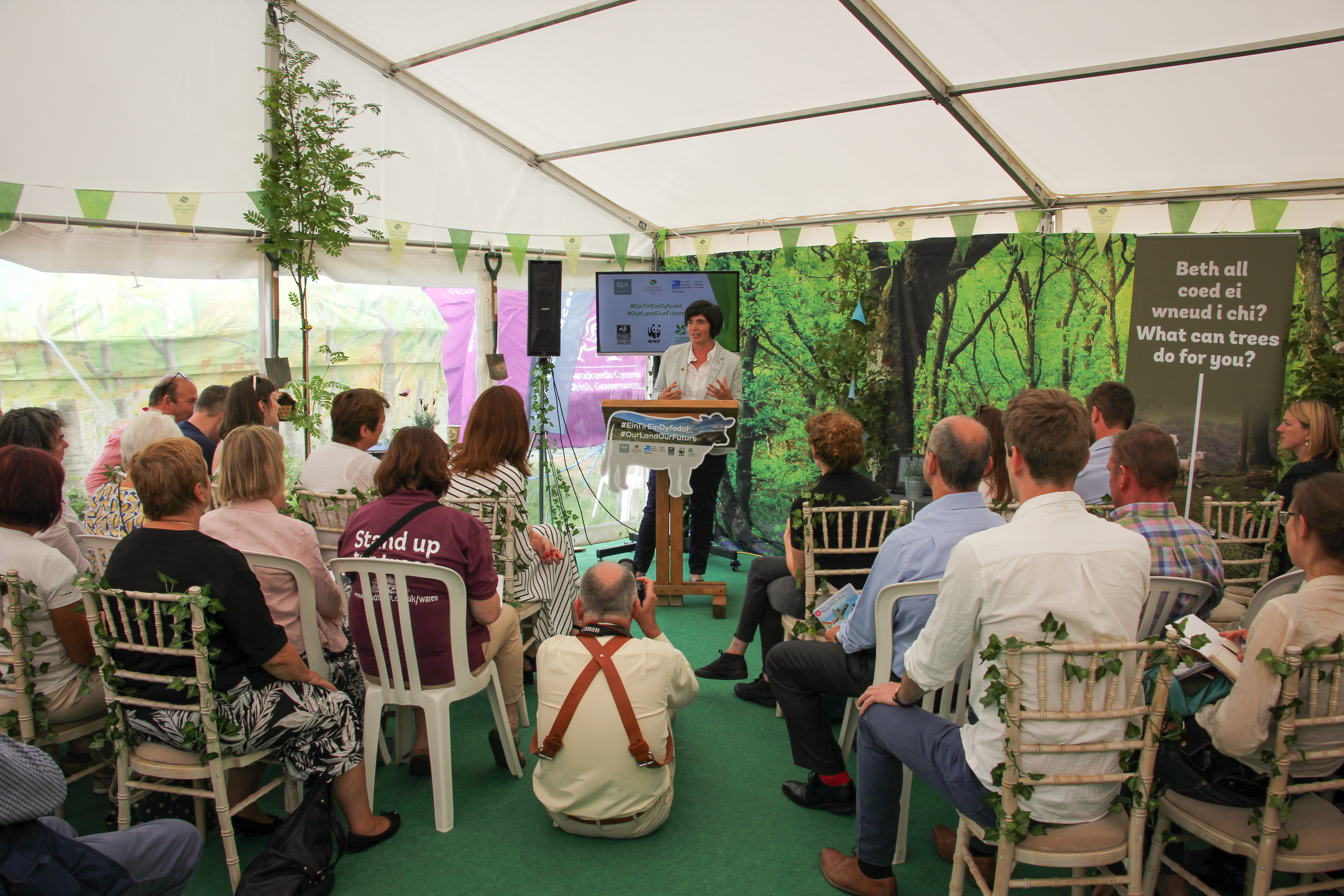 'Our Land Our Future' event, Royal Welsh 2018 'Our Land Our Future' event, Royal Welsh 2018