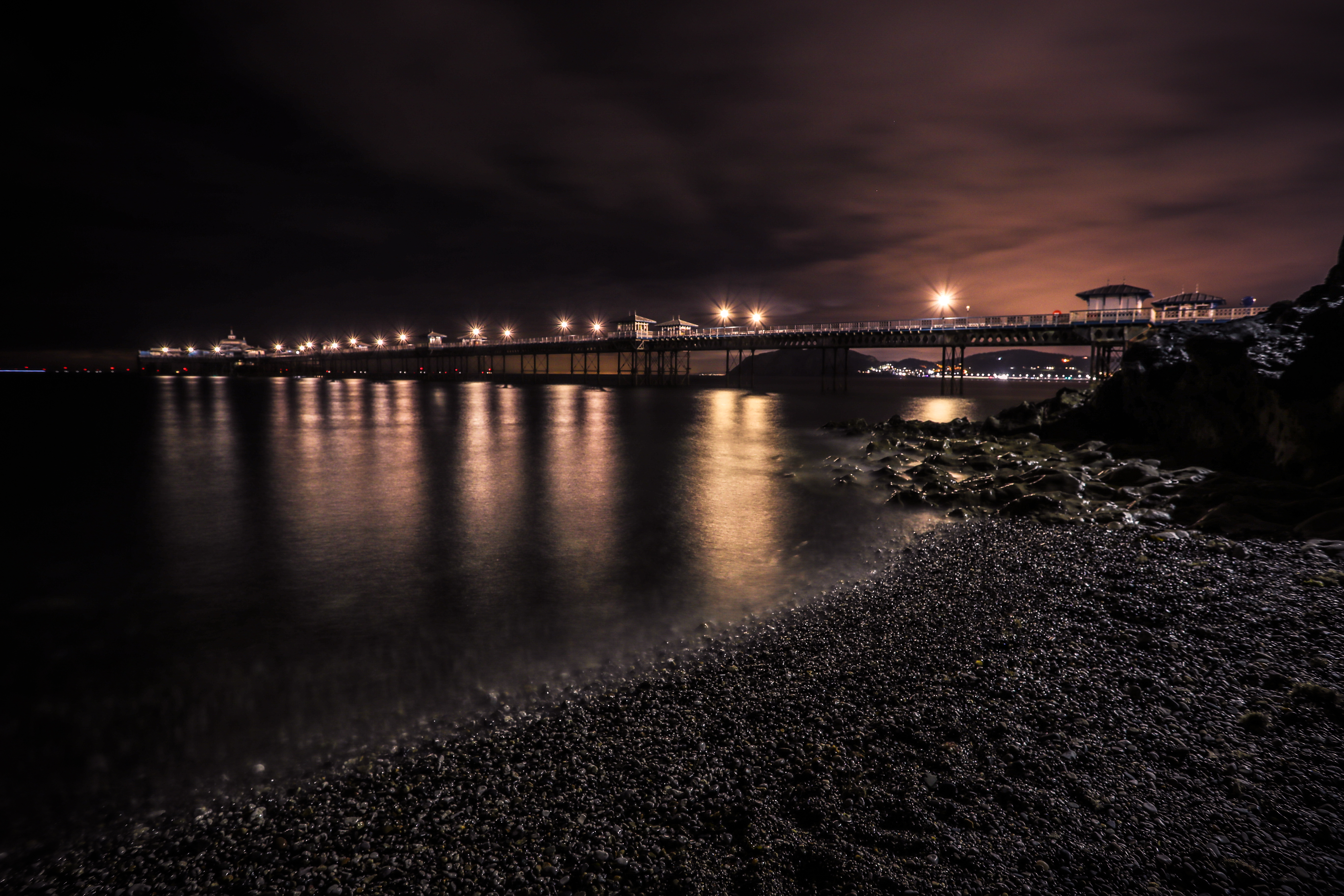 Llandudno Pier, Earth Hour Wales 2019 Llandudno Pier, Earth Hour Wales 2019