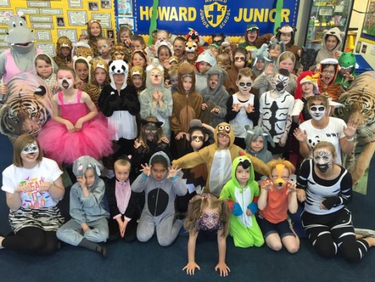 Wear it wild at Howard school Wear it wild at Howard school