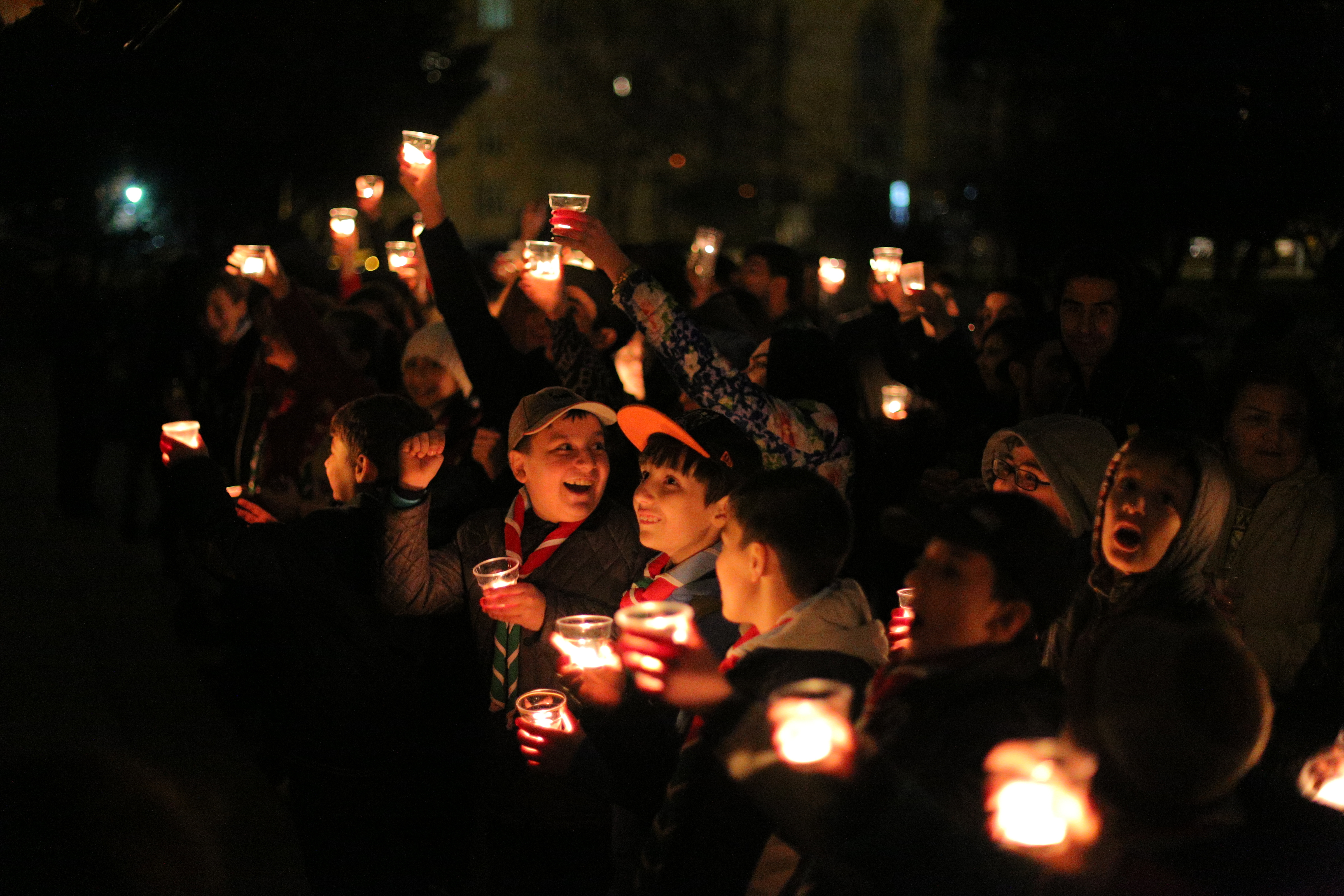 Earth Hour lanterns