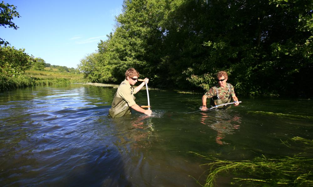 Working on the river kennet