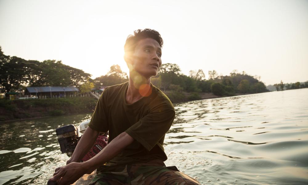 Mr Teng Leang works as a river guard and boat driver on the Mekong Thumbnail