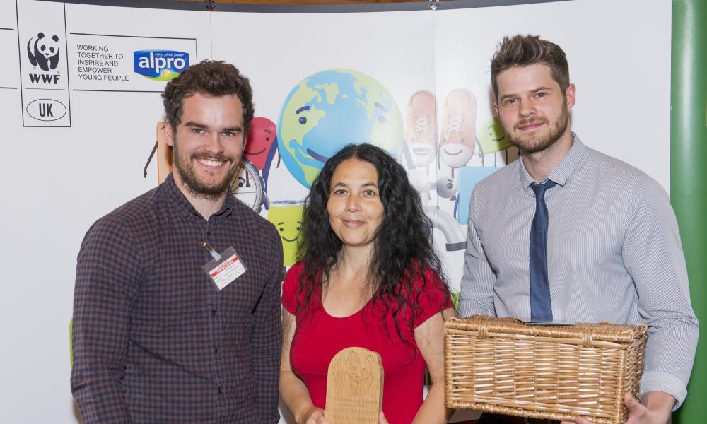 Runner up of the Green Ambassador Teacher of the Year Awards 2016 © Richard Stonehouse / WWF-UK