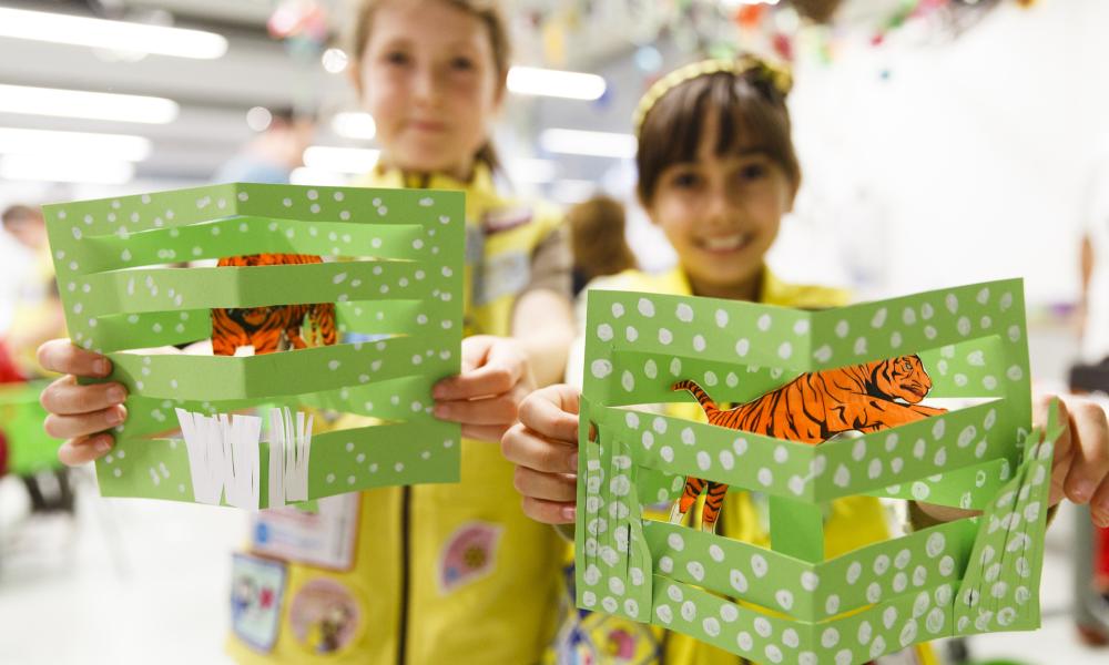 Tiger crafts at the Living Planet Centre Thumbnail