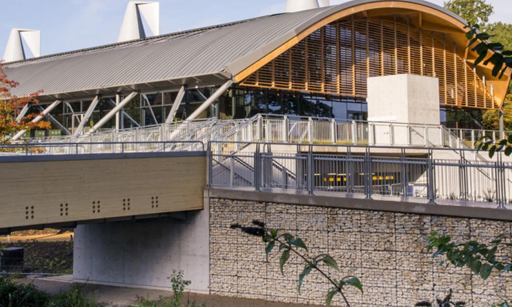 The Living Planet Centre - View from the canal