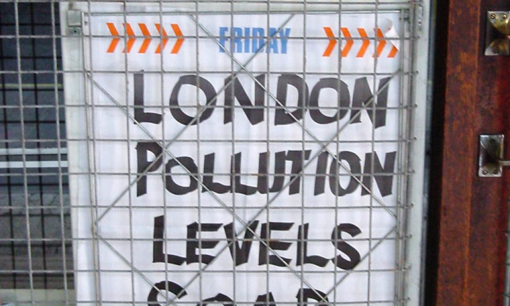 Newspaper headline during the heatwave of summer 2003, London, UK. Thumbnail