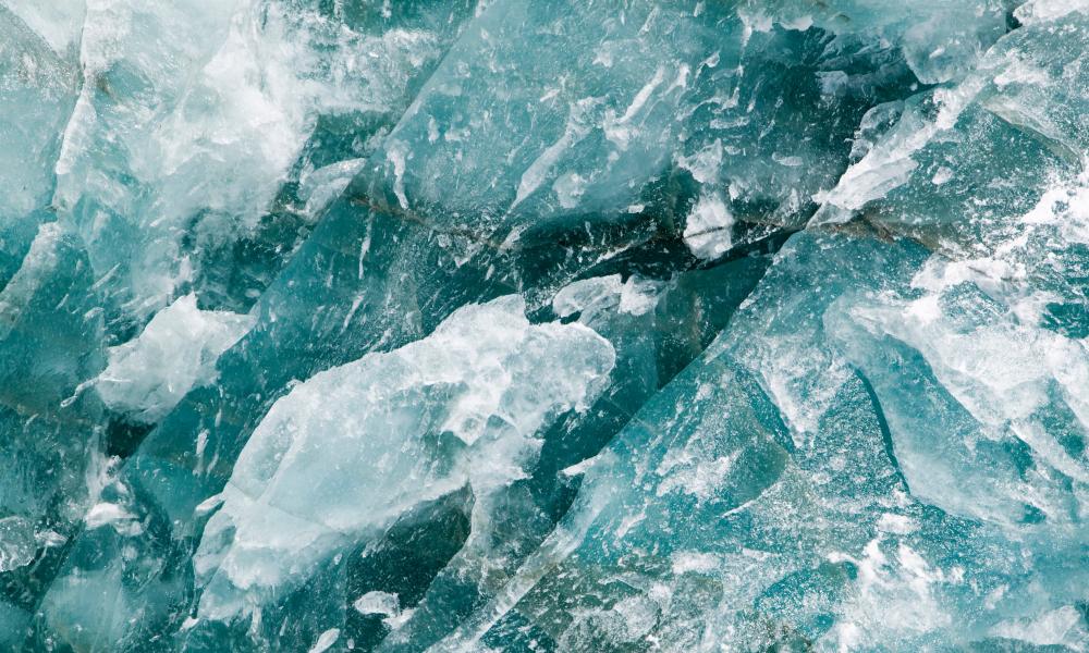 Ice from the Russells Glacier in Greenland Thumbnail
