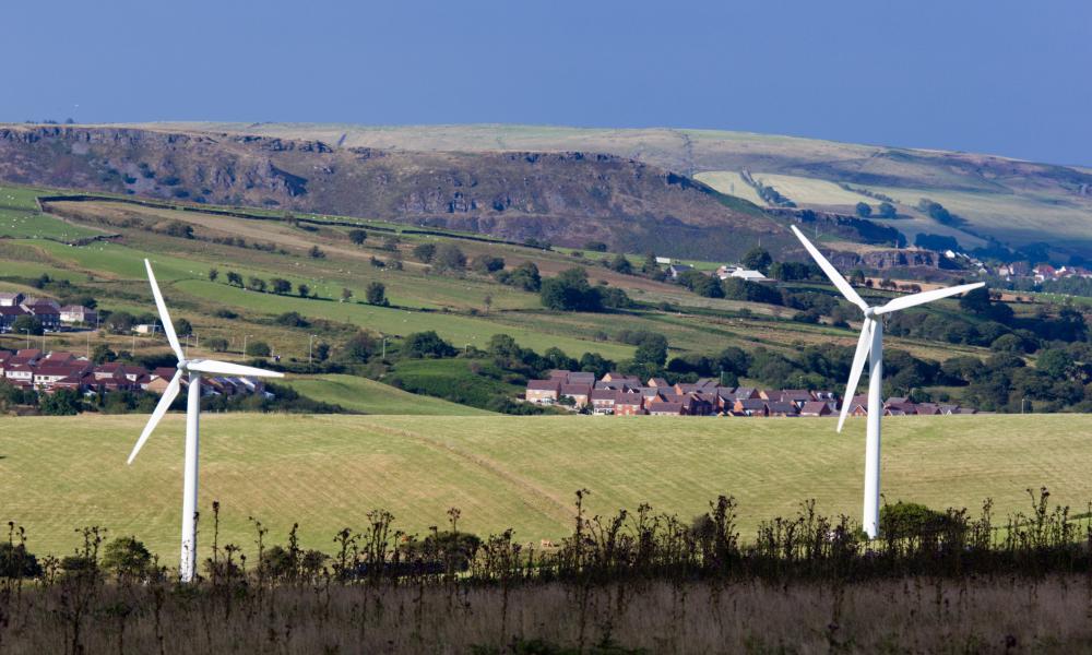 Wind turbines, South Wales Thumbnail