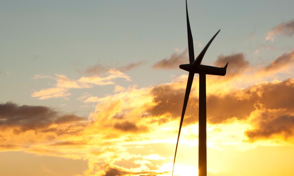 Wind Turbine at dawn