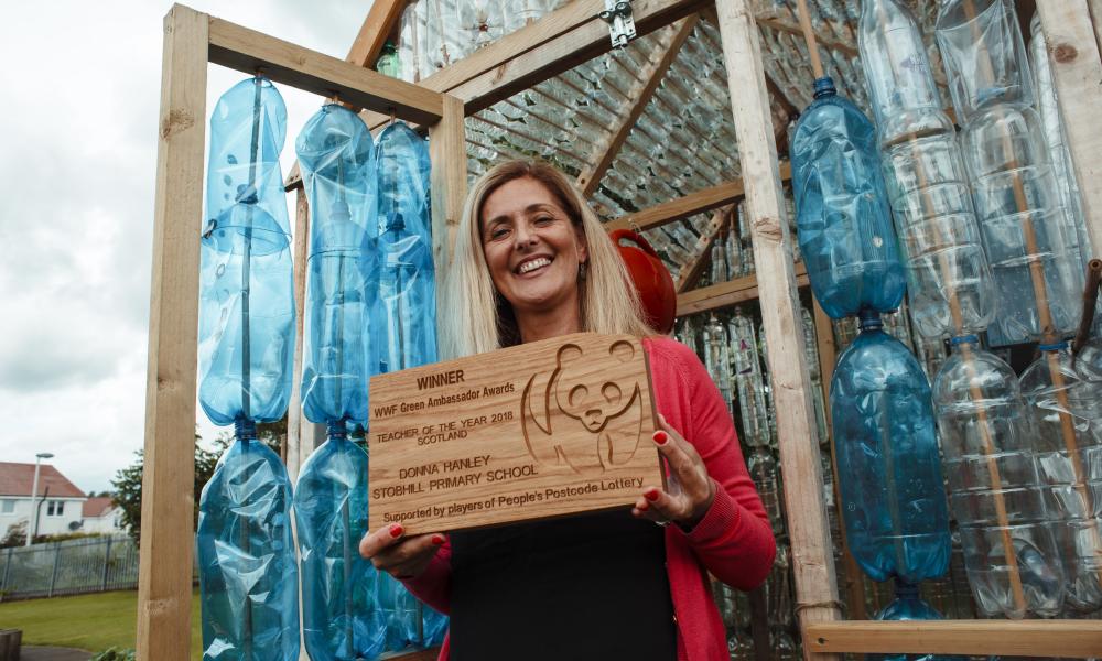 Green Ambassador Teacher of the Year Scotland, Donna Hanley, Stobhill Primary School © Callum Bennetts / WWF-UK