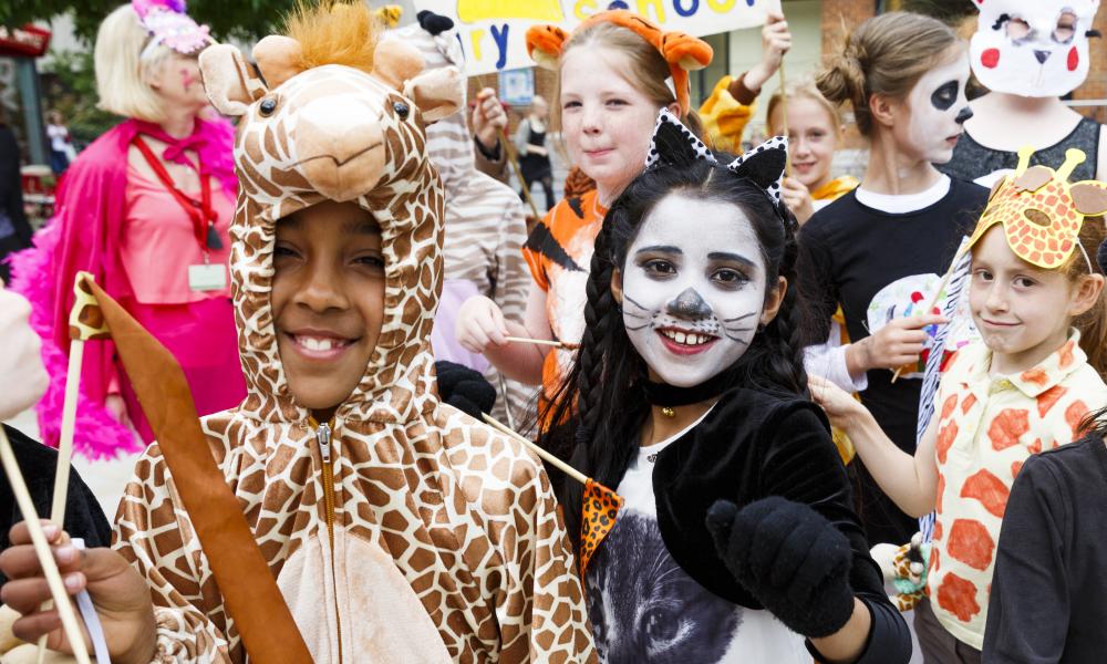 Children dress up for wear it wild Thumbnail