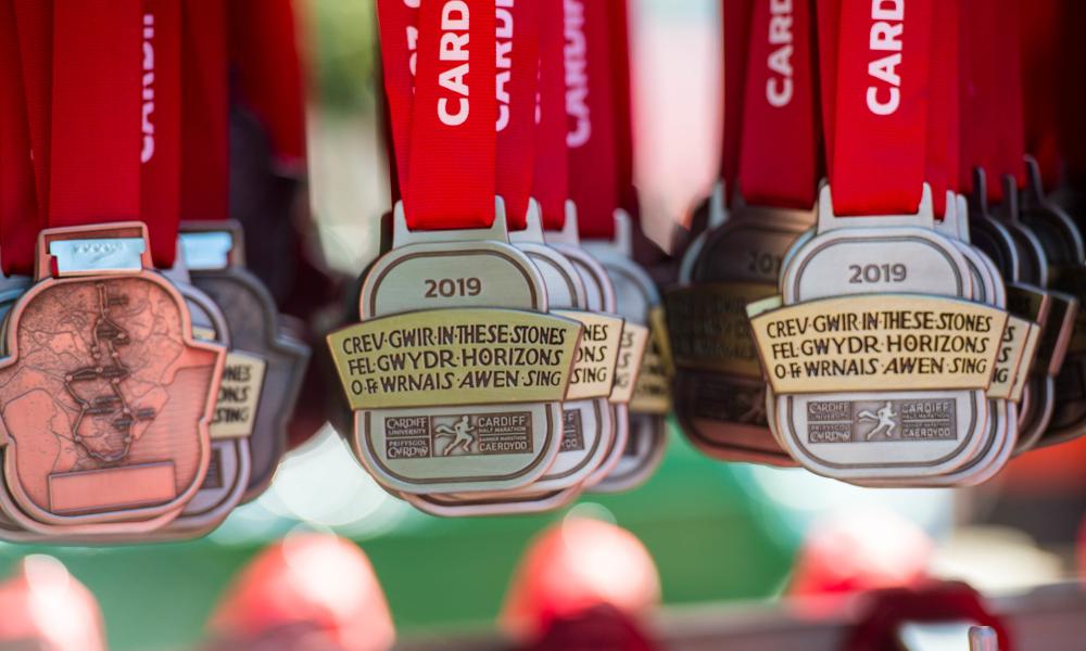 Run4Wales medals