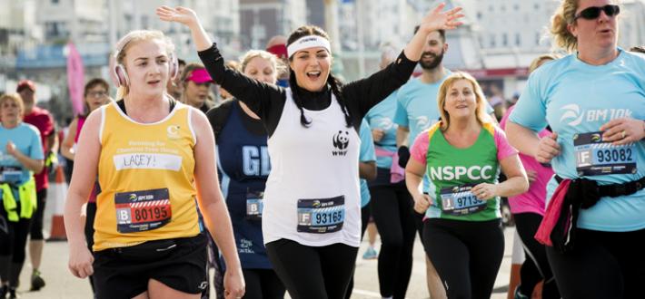 Take part in a sporting event