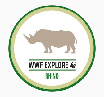 Rhino Explore Badge