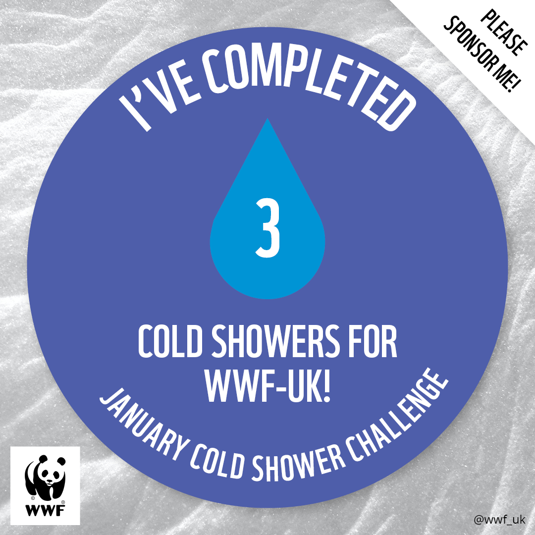 January Cold Shower Challenge Three Shower WWF