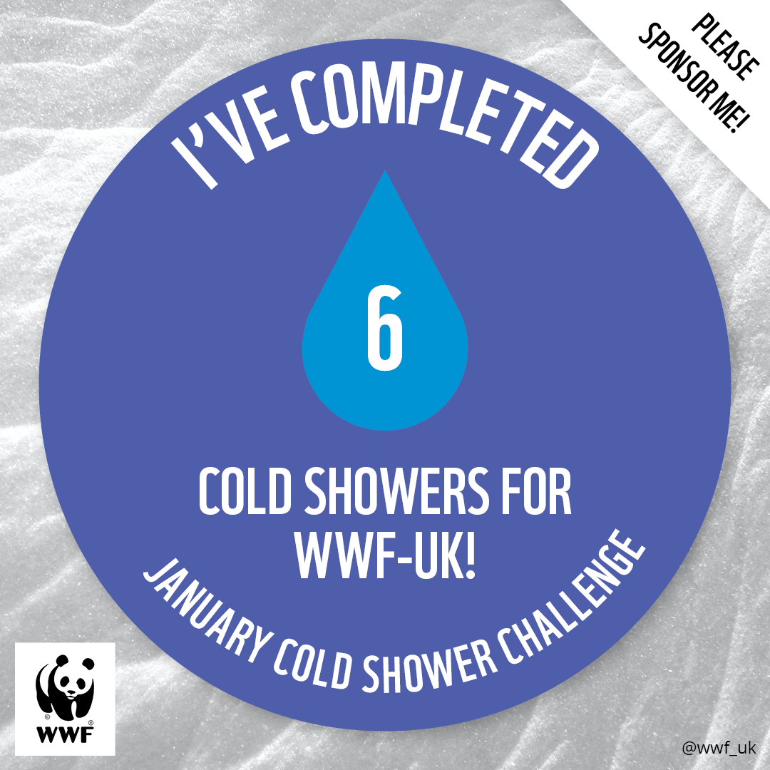 January Cold Shower Challenge Six Shower WWF