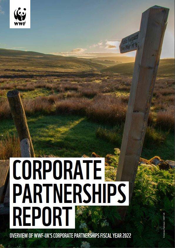 Corporate Partnerships Report FY22 cover 