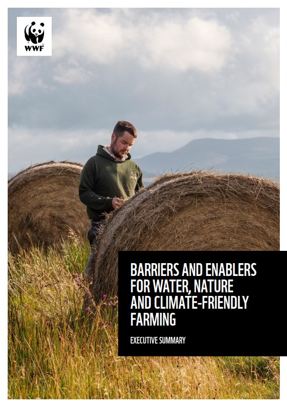 Barriers and enablers for water, nature and climate-friendly farming report cover