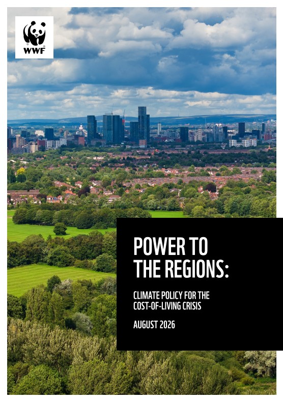 Cover of the report 'Power to the regions: Climate policy for the cost-of-living crisis'