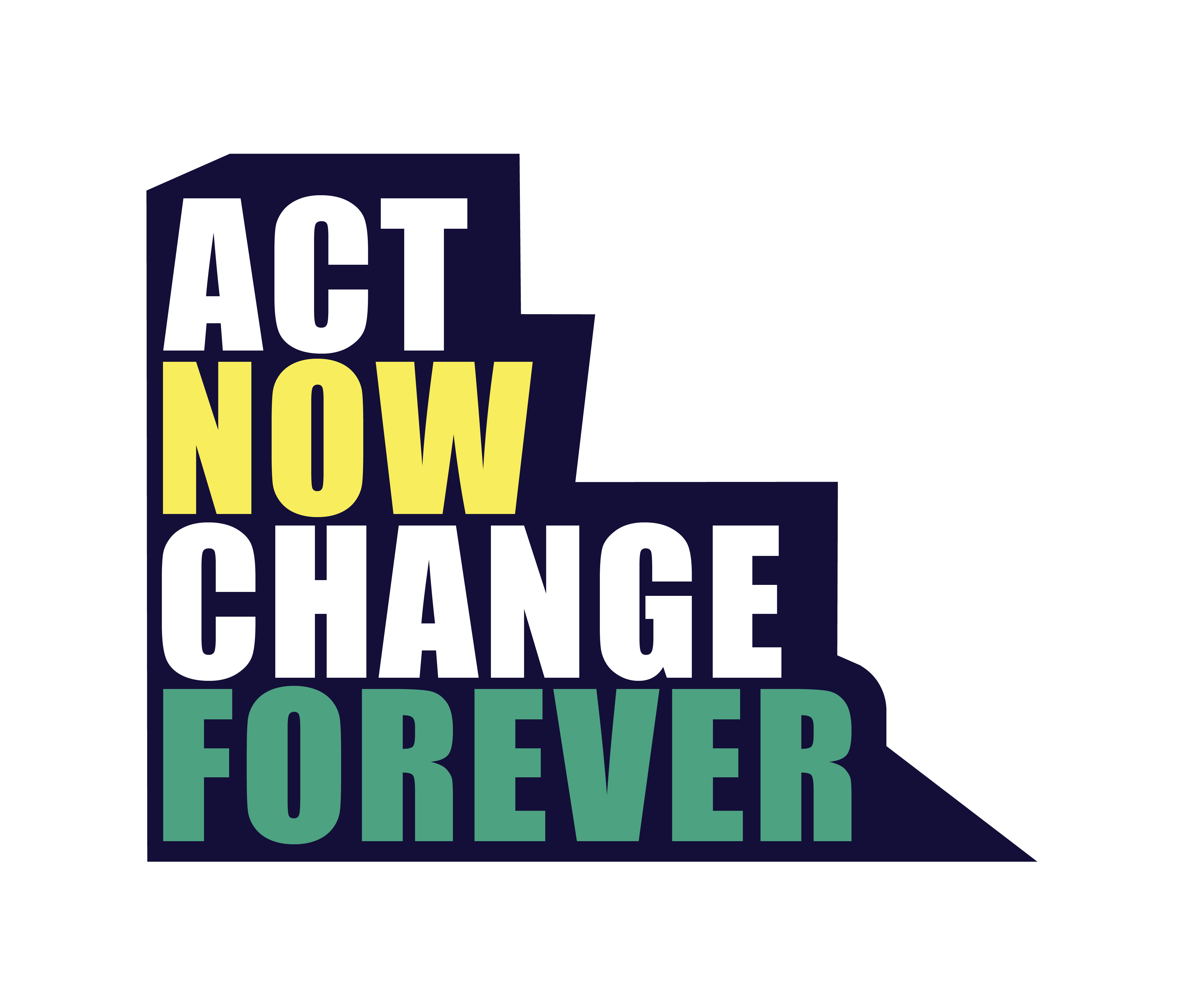 Act now, change forever logo