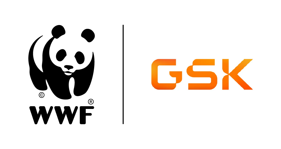 WWF and GSK logo's