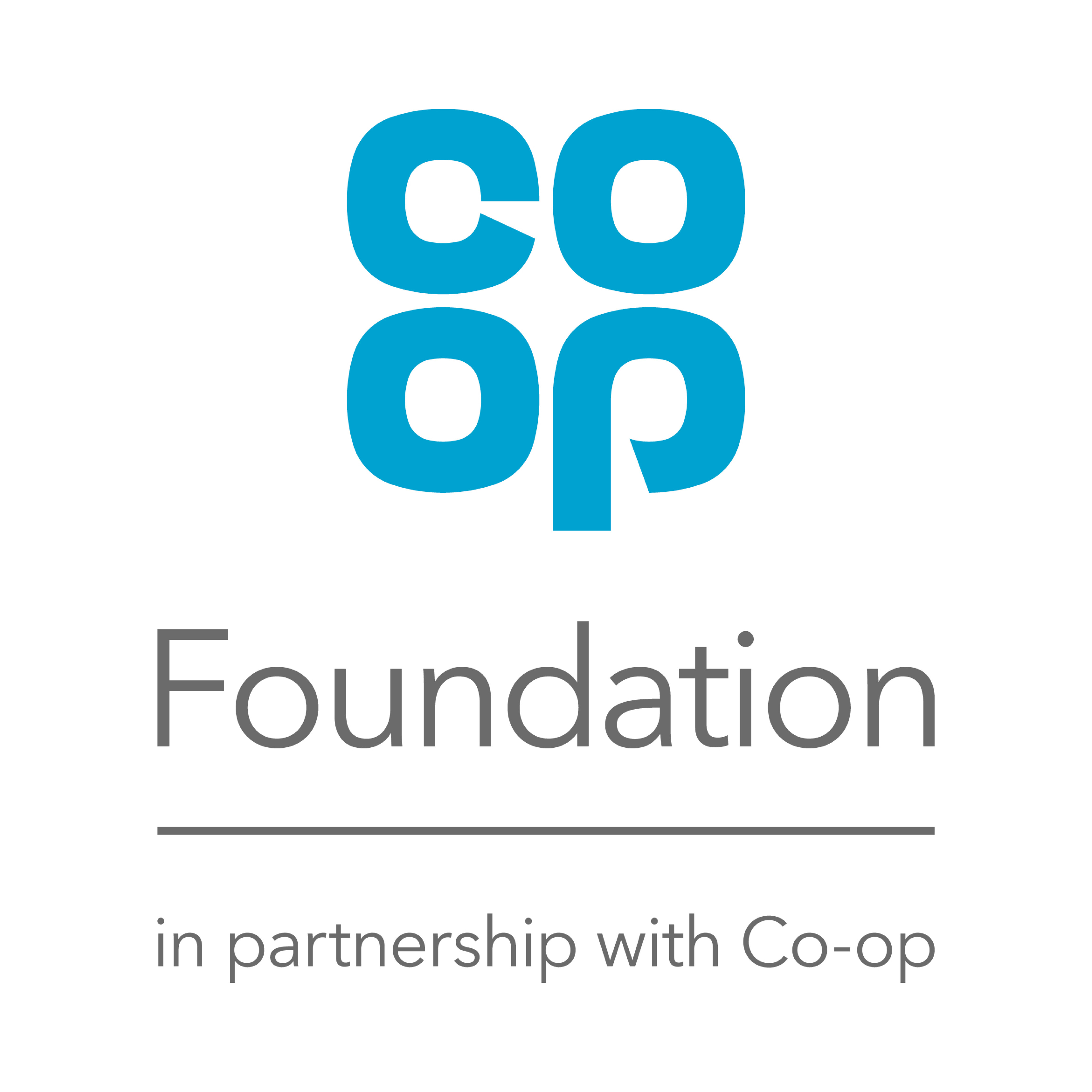 Co-op Foundation in partnership with Co-op logo lock up