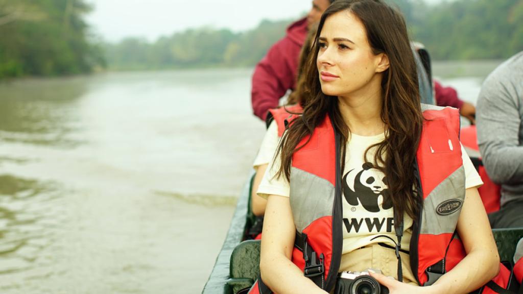 Camillia Thurlow in Borneo