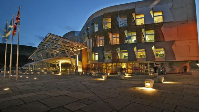 Scottish parliament building