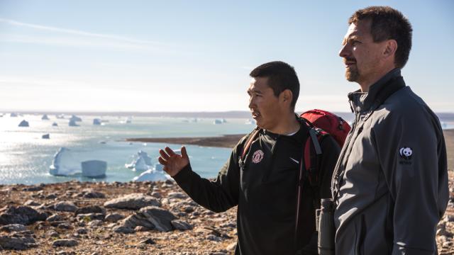WWF staff in the Arctic