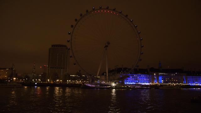 London Eye with the Lights out