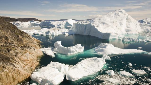 Icebergs from the Jacobshavn glacier, Ilulissat, Greenland