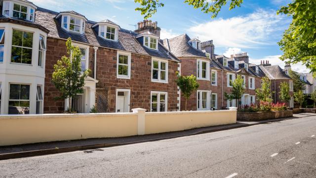 Terraced housing in Inverness