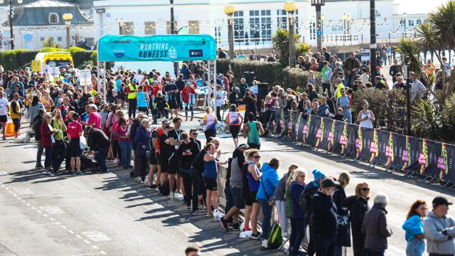 Runners at Worthing Runfest 2022