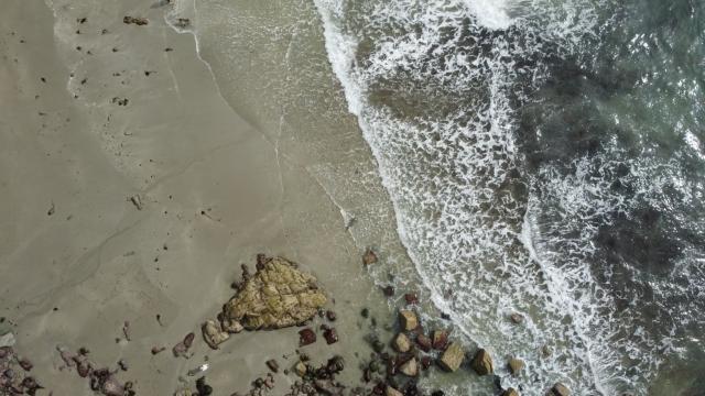 Aerial shot of Pembrokeshire Coastline