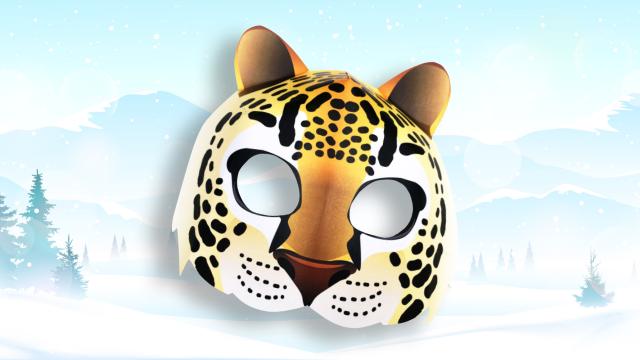 Amur Leopard Mask - Go Wild
