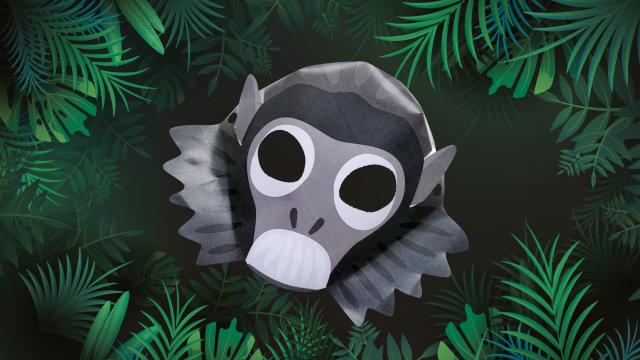 Popa langur monkey mask