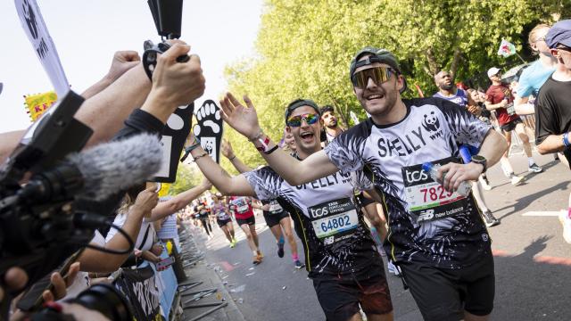 WWF Runners at the 2025 London Marathon