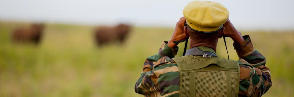 Harrison Kamande - rhino patrol ranger at Nairobi National Park, Kenya