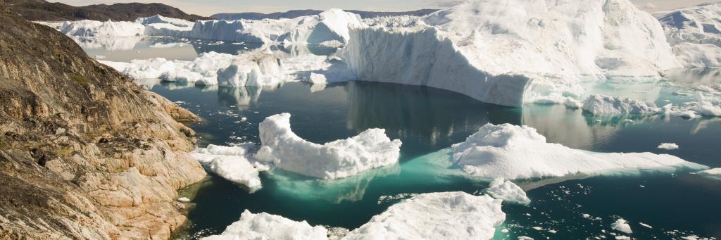 Icebergs from the Jacobshavn glacier, Ilulissat, Greenland