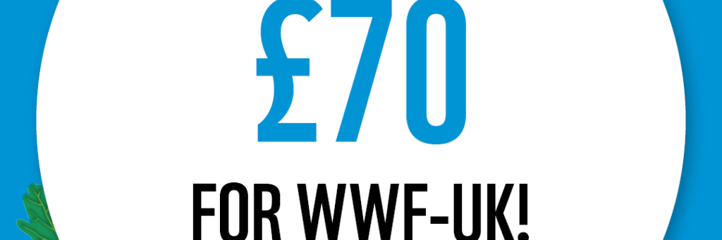 WWF The Big Winter Wander - £70 Raised Badge