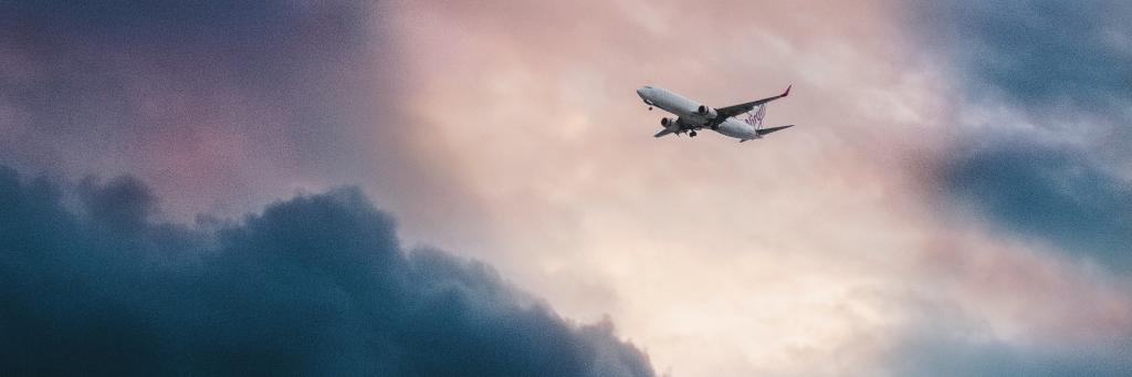 Plane in sky