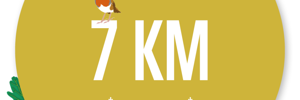 BWW 7KM tracker badge