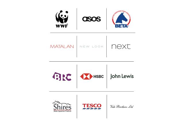 Leather buyer platform company logos