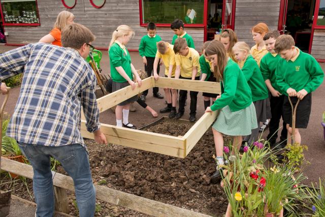 Gilthill Primary School planting workshop 
