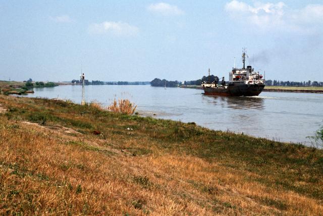 Near the mouth of the Guadalquivir river. Andalusia, Spain