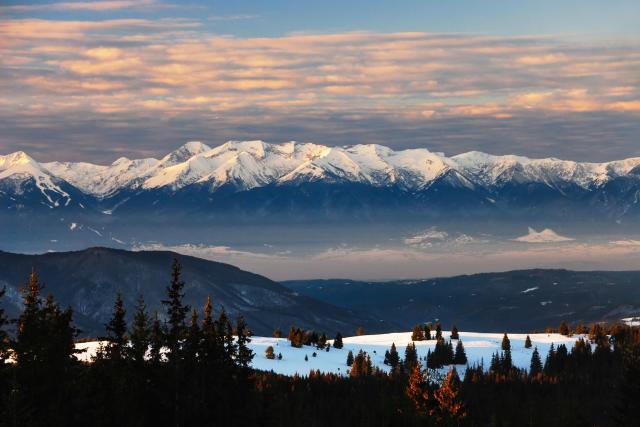 Pirin National Park and World Heritage site in Bulgaria as seen from neighbouring Rila National Park. © MayaEye Photography