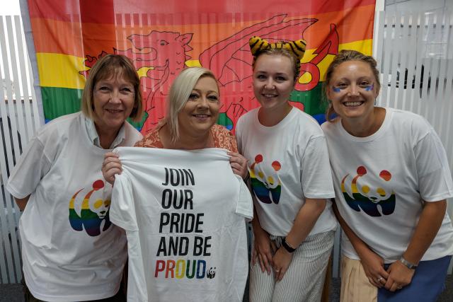 Panda Pride WWF Cymru