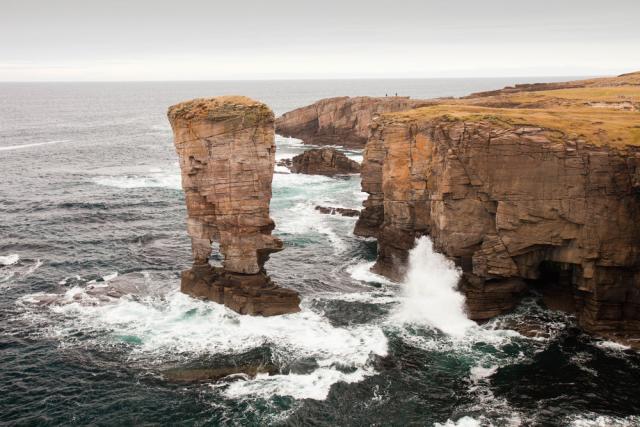 Yesnaby Castle, a sea stack at Yesnaby