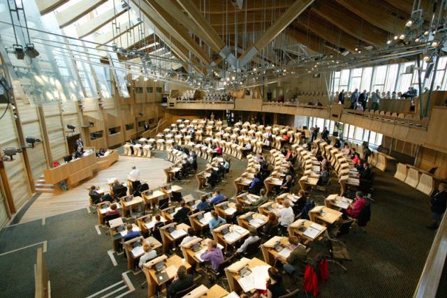 Scottish Parliament chamber