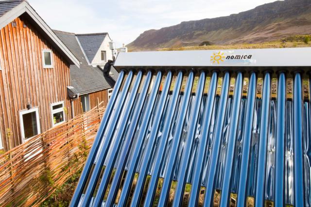 The Isle of Eigg off Scotland's west coast, shows the way forward to a renewable future. 